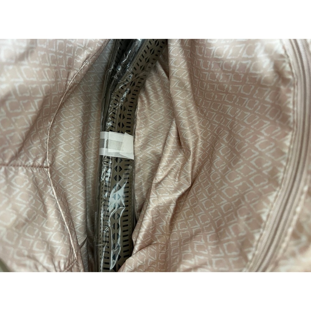 Stella And Dot Ellie Hobo Bag Retired Metallic/Straw Crossbody 2 Way Strap NEW - Picture 6 of 9
